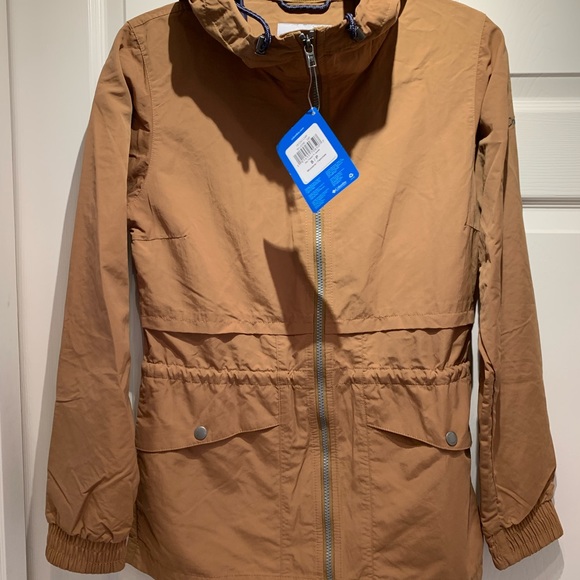 New Columbia Women's Day Trippin' Jacket, water&wind resistant autumn gold sizeS - Picture 5 of 8